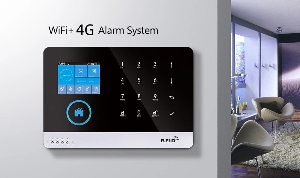 Sistema de Alarma para Casa Security Alarm System Wireless WIFI GSM Alexa Google - Image 4 of 4