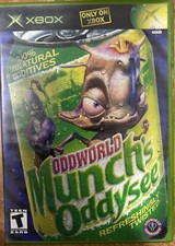 Oddworld: Munch's Oddysee Microsoft Xbox, 2001 Complete With Manual / Tested