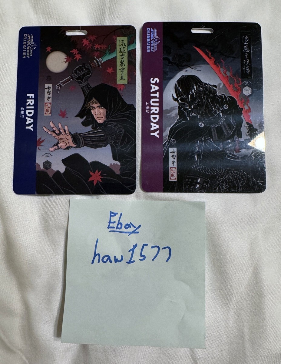 Star Wars Celebration Japan 2025 Friday & Saturday badge. In Star Wars Celebration Japan 2025 Friday & Saturday badge. In