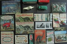 Sinclair Oil Premium Give Away Lot, Postcards Soap Dinosaurs Stamp Books Photos