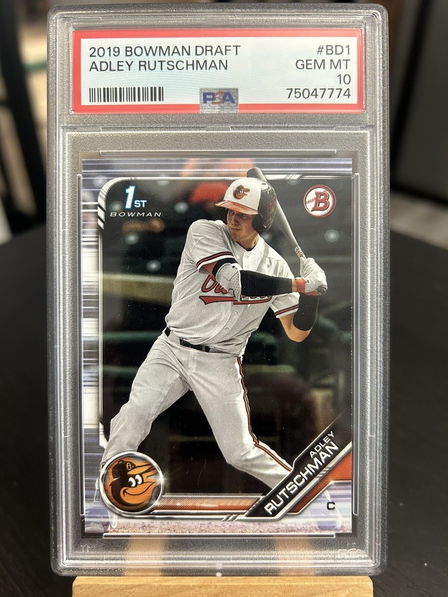 Adley Rutschman 2019 Panini 10シリ auto 2019 Bowman Draft Adley Rutschman PSA 10 1st Bowman #BD1 Baltimore