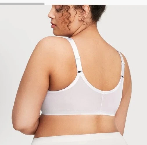 Sutiã Glamorise Tamanho 54DD Formato Natural Fecho Frontal Suporte Estilo Branco 1210   - Imagem 3 de 4