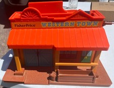 Vintage Fisher Price Western Town 934 1982