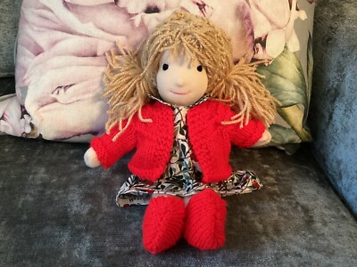handgefertigte Waldorfpuppe 10 cm