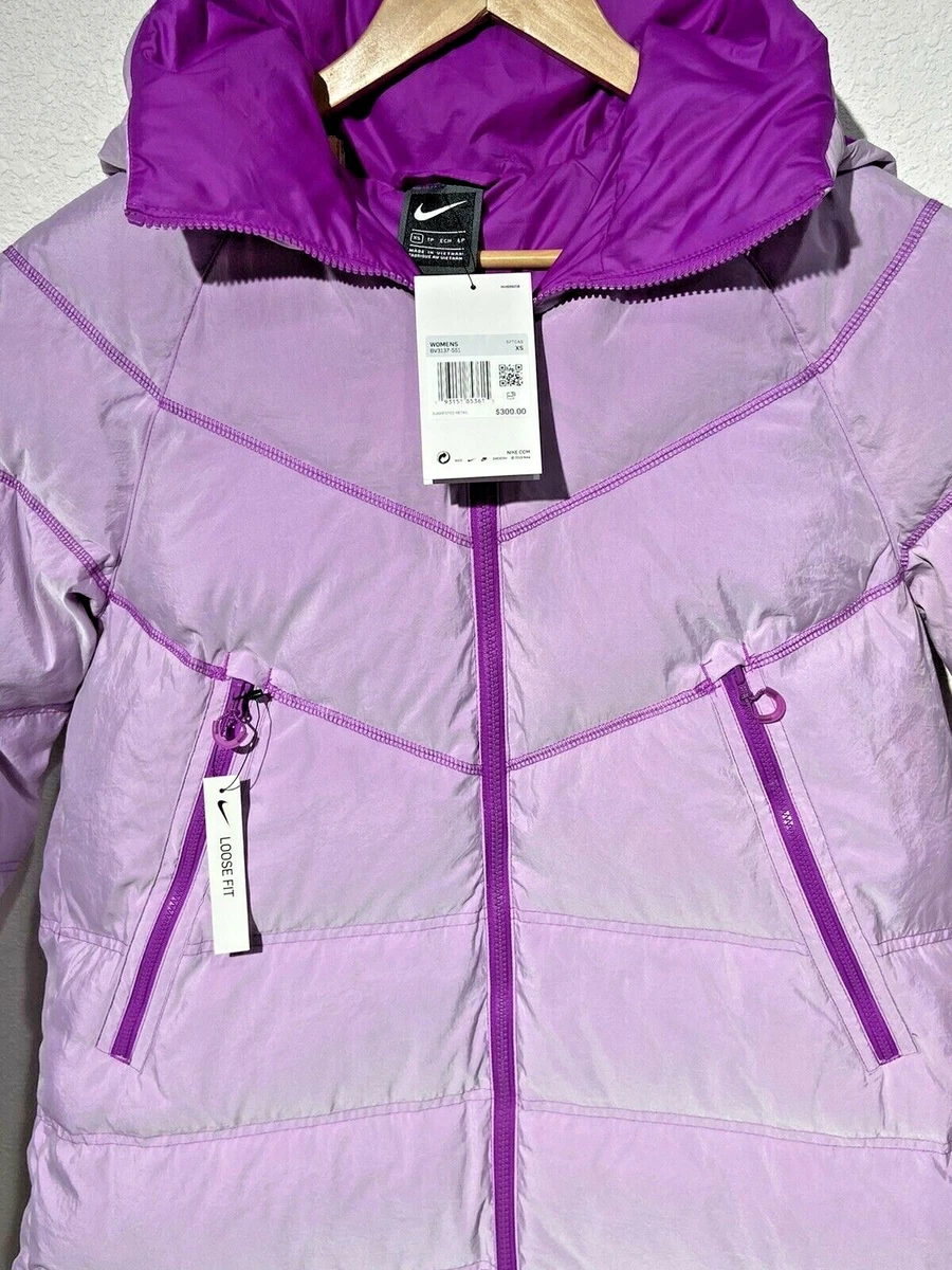 Nike Purple Ready Sportswear BV3137-551 Fill Sz | Women eBay City Parka Down L Vivid