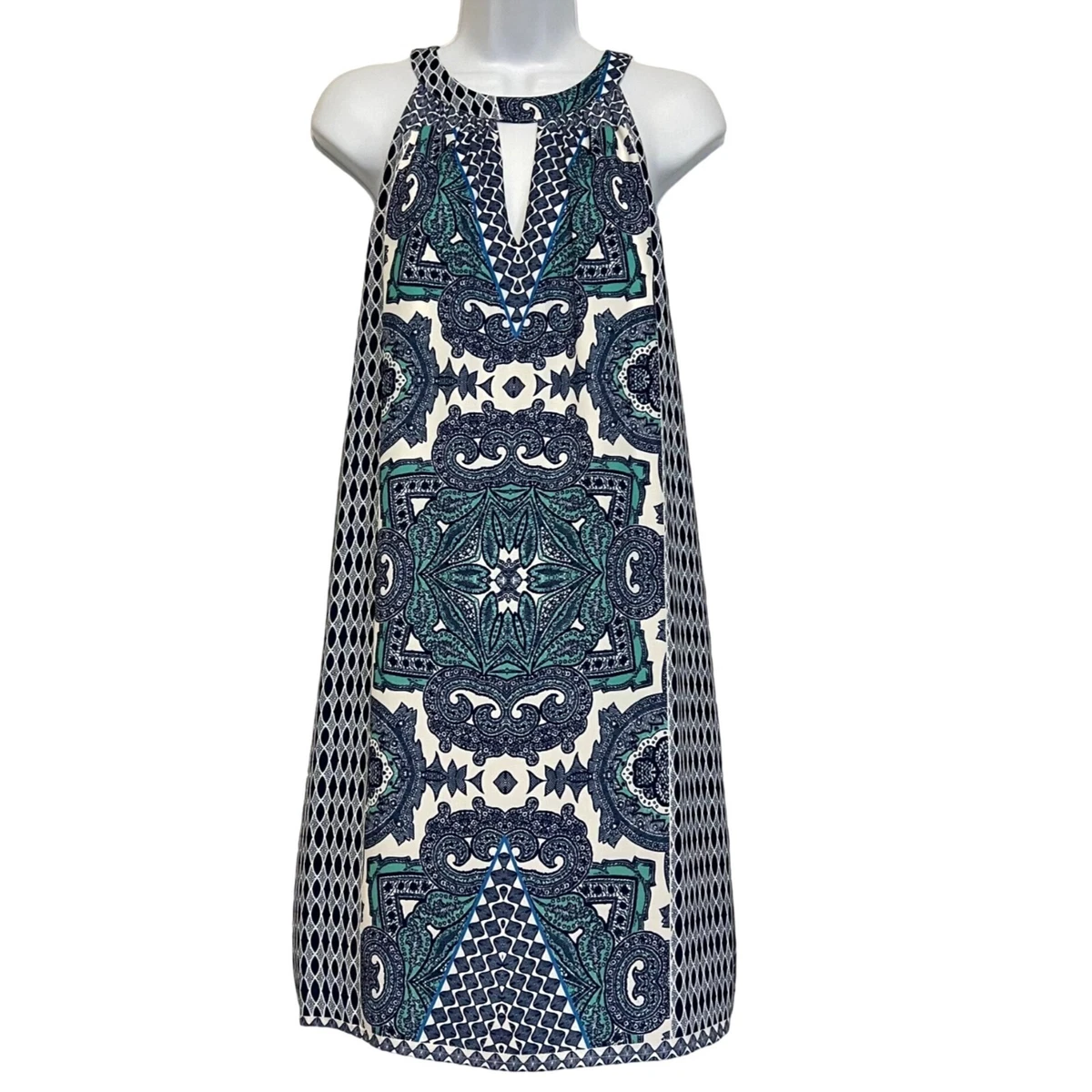 alice + olivia harmony asymmetric midi dress Alice + Olivia Harmony Dress in Mineral Blue