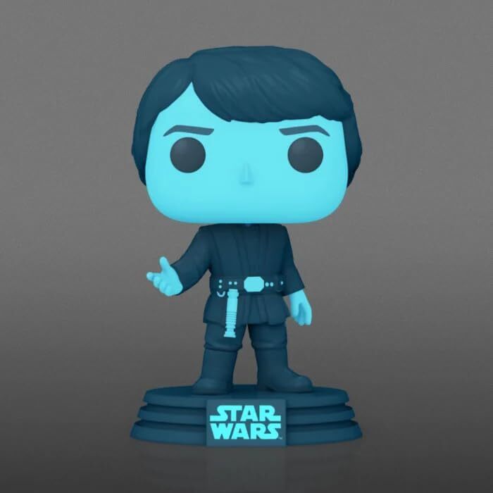 Thumbnail - Star Wars Funko Pop Pvc-sammelfigur - Holographic Luke Skywalker 40th