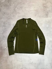 MAAP  Cycling Thermal Base Layer Long Sleeve Shirt Olive Green Size L