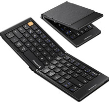 Foldable Compact Keyboard - ProtoArc Model XK04 - Bluetooth Rechargeable