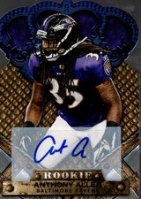 2011 Crown Royale Autographs Blue #108 Anthony Allen Auto /50 FB