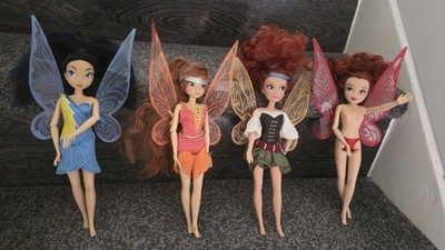 Disney Store Fairies Puppe Konvolut Lot - Silvermist, Fawn, Zarina, Rosetta