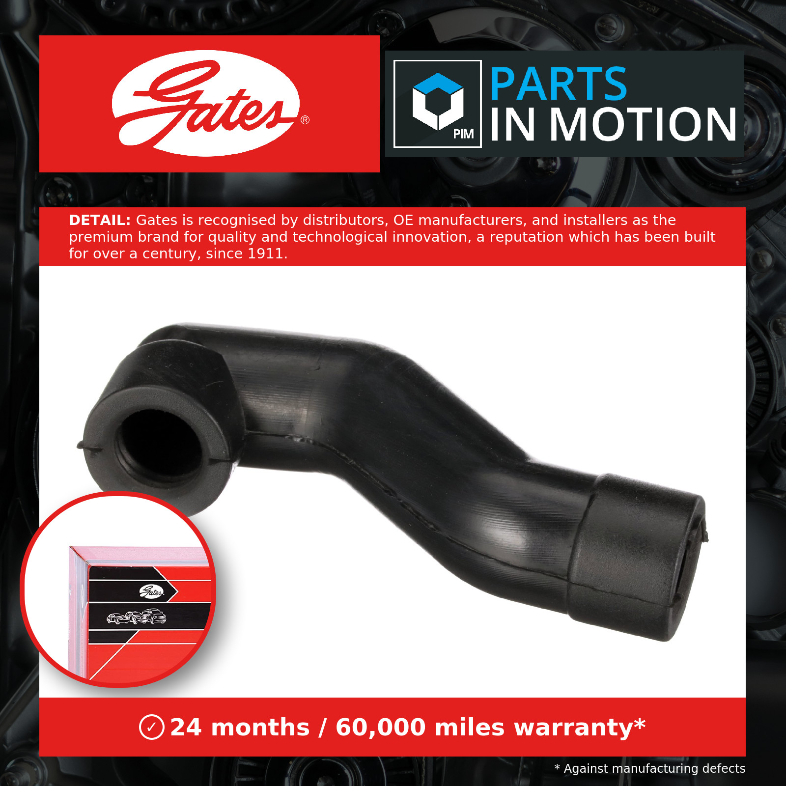 2x ✅Fits GATES EMH542 CRANKCASE BLEEDING ⭐UK Seller⭐ - Image 3