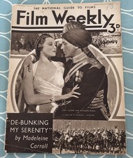 Film Weekly Magazine 7th June 1935 Gary Cooper Vivien Leigh 39 Steps Hitchcock