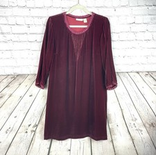 J Jill Size MP Vintage Velvet Peasant Modest Cottagecore Country Dress LKNW