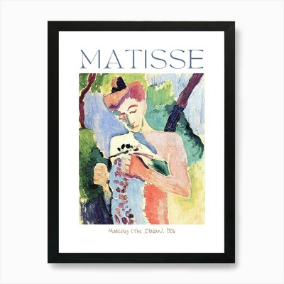 Henri Matisse Bescheidenheit (Der Italiener) Gerahmtes Wandbild Poster Leinwanddruck Bild