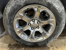 Used Wheel fits: 2017 Ram Dodge 1500 pickup road wheel 20x9 6 spoke chrome clad