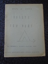 RALLYE FEU VERT SCOUTS DE FRANCE LE DOUHET 1959 SAINTONGE BRANCHE ECLAIREUR