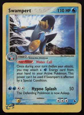 MP Swampert 13/109 Ruby and Sapphire Reverse Holo | eBay