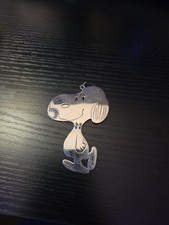 Snoopy 1958 Vintage United Feature Syndicate Silver-Plated Pendant