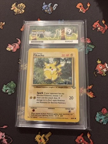 Pokémon 1999 Jungle Pikachu #60 Ace 9 MINT