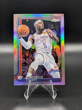 2025-26 Topps Chrome #177 Luguentz Dort Refractor