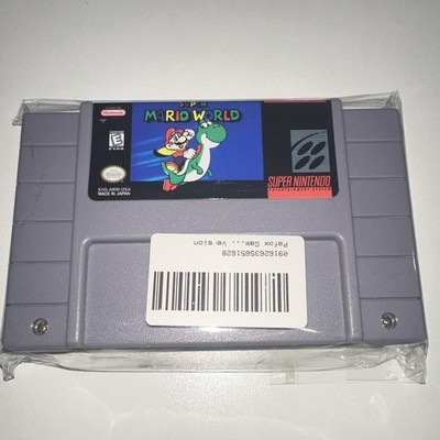 Nintendo Super Mario World (Super Mario) SNES NTSC-U/C E 1991