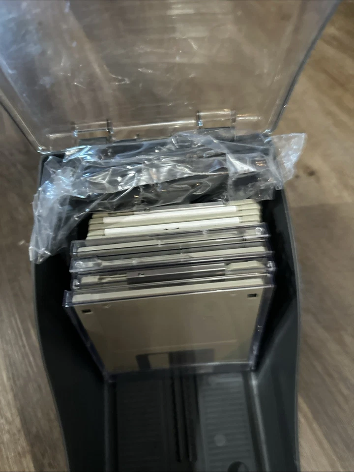 Caja de almacenamiento de disco duro 3,5 estuche de almacenamiento y caja de 7 discos Foto 2 de 4