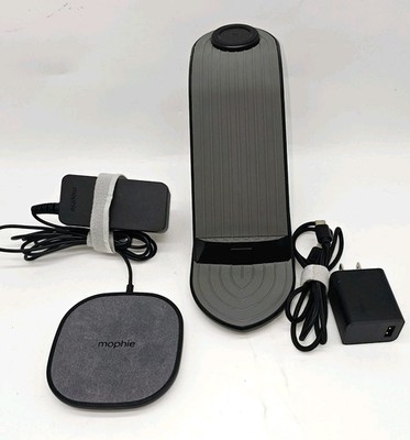 LOT 2x Mophie 10W Qi Pad & 4-in-1 Fast Wireless Charger Stand Phone Watch...