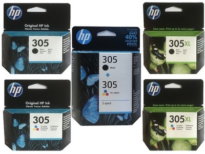 HP 305 Schwarz Farbe Original Druckerpatrone black color für Deskjet und Envy