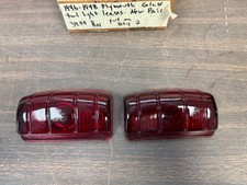 1946 1947 1948 Plymouth Glass Tail Light Lenses New Pair 426 1946 1947 1948 Plymouth Glass Tail Light Lenses New Pair 426