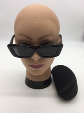 PRADA SPR13Z 1AB-5S0 Cat Eye Black Sunglasses...