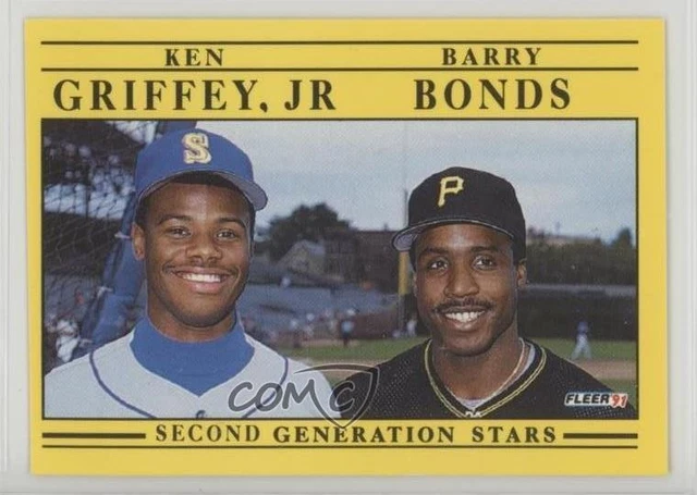 1991 Fleer Barry Bonds Ken Griffey Jr #710 HOF