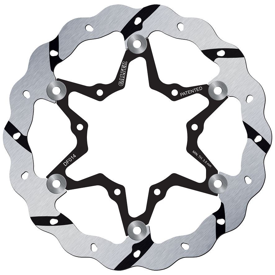 Galfer Front Brake Disc WAVE FLOAT OVR GRV STEEL 270 HONDA CRF 450 F/R 2001 2003 - Image 2