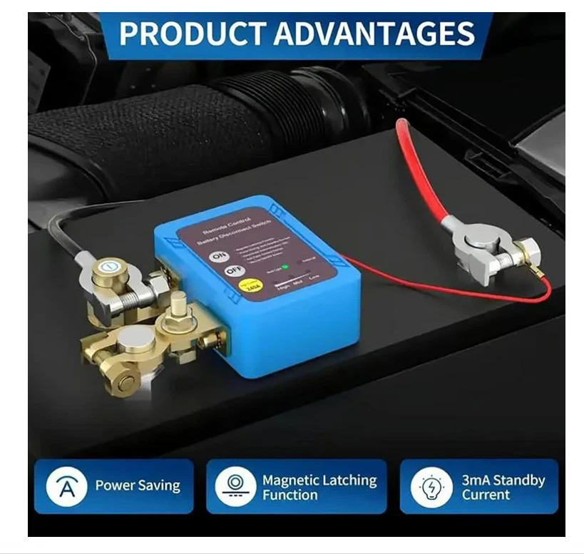 Remote Control of Car Devices for Anti-Theft Safety,Disconnect Switch Controller - Image 3 of 4