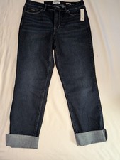 NWT Nine West Women's Size 8 Gramercy Crop Slim Fit Soft Touch Denim Jeans NEW