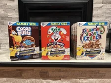 Lot Of 12 pokemon 25th anniversary general mills cereal boxes (never opened)