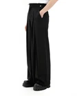 Nightcity Wide Leg Pleated Palazzo Trousers with Belt Detail Size - S