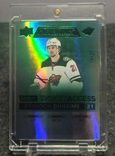 BRANDON DUHAIME Debut Ticket Access /25 Green Credentials 2021-22 COLOUR MATCH🔥