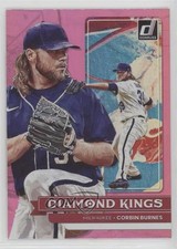 2022 Panini Donruss Diamond Kings Holo Pink Corbin Burnes #21 2xd