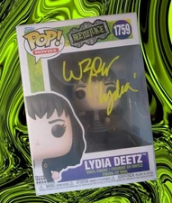 Winona Ryder Autographed Signed Lydia Deetz Funko Pop! Pop #1759 Beetlejuice COA