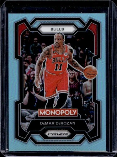 2023-24 Panini Prizm Monopoly DeMar DeRozan Light Blue #/199 Bulls