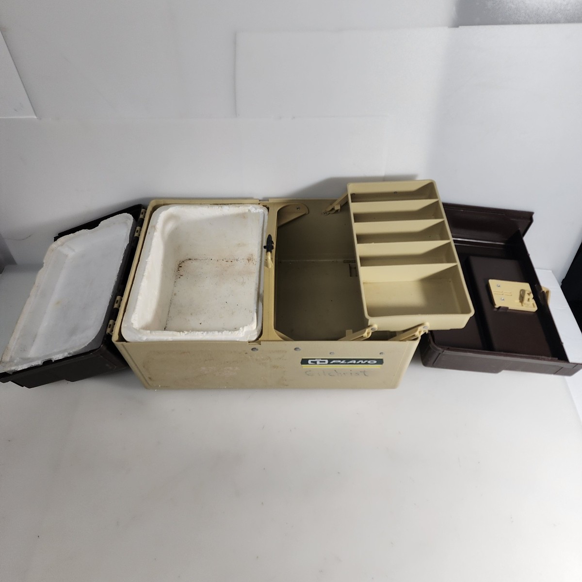 vintage an•an no.41 Vintage PLANO Sportster 757 Tackle Box w/ Cooler 1981 Rare Model