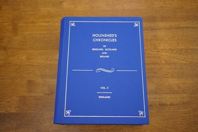 Holinshed's Chronicles of England, Scotland and Ireland Vol. 3 AMS Press HB big
