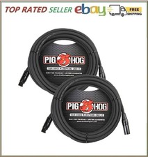 Pig Hog PHM30 High Performance 8mm XLR Microphone Cable, 30 Feet - 2 Pack