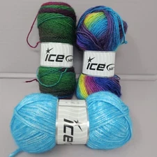 Ice Yarns Mixed Lot of 3 Yice