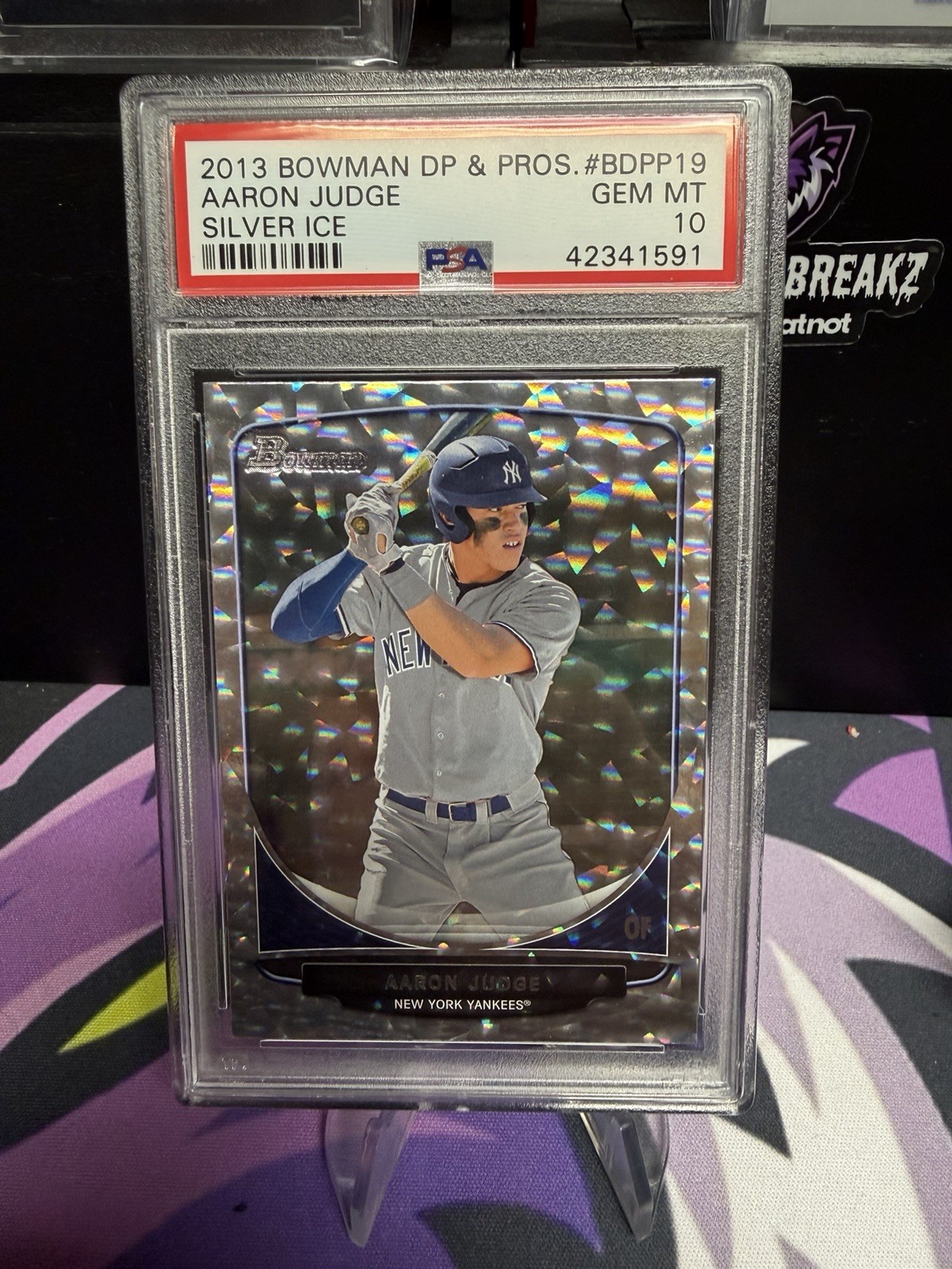 2013 Bowman Draft Picks & Prospects - Draft Picks Aaron Judge Silver Ice (RC)