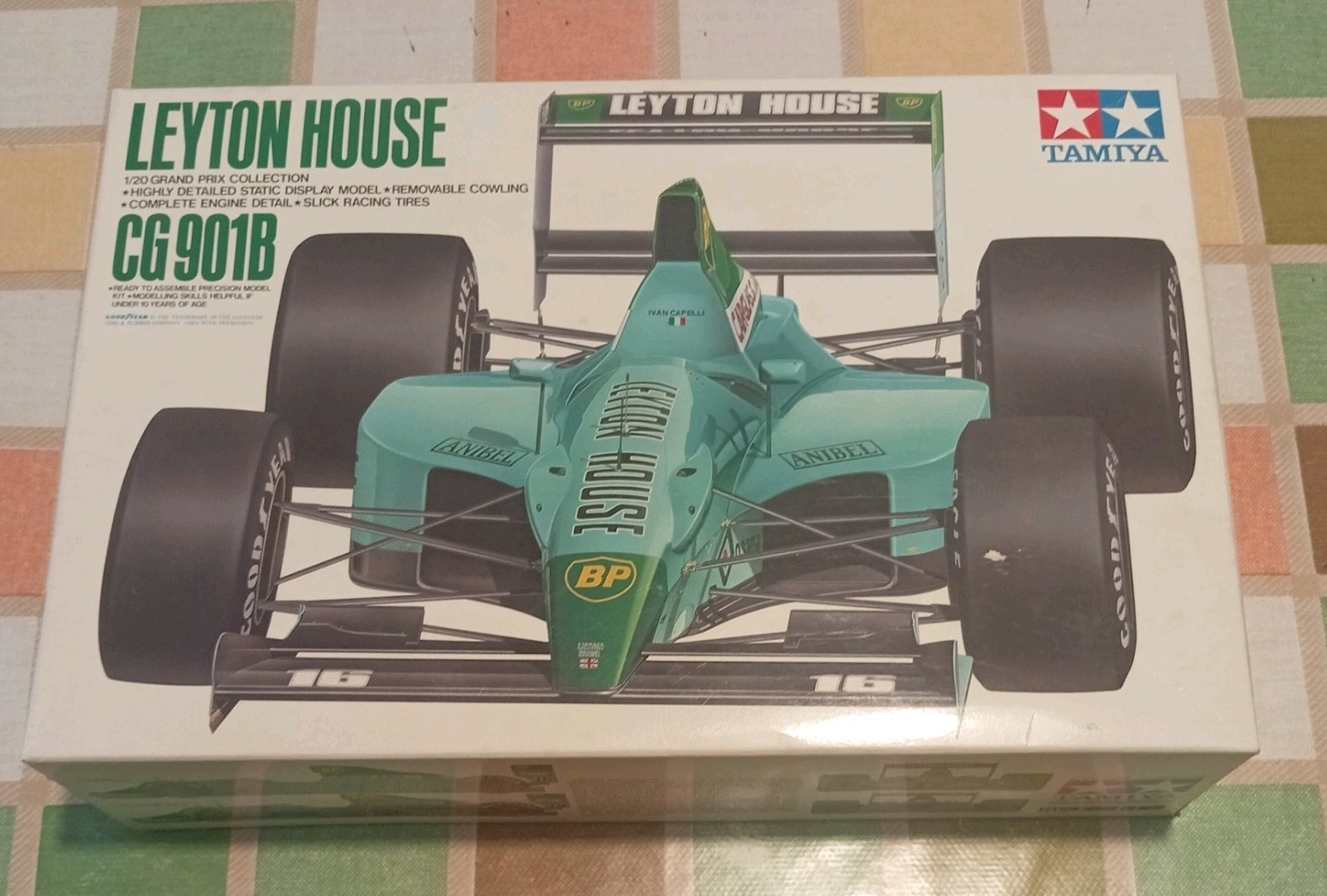 Tamiya Kit 1:20 Leyton House CG901B F1 1990 Ivan Capelli 20013 Usato completo