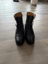 Junkard MTO Galant Full grain Leather Black 7” Height Dr. Soles EU 45 / US 11.5