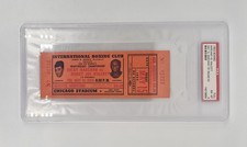 PSA GRADED 8 MINT ROCKY MARCIANO VS WALCOTT HEAVYWEIGHT FIGHT FULL BOXING TICKET