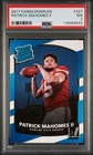 2017 Panini Donruss - Rated Rookie Patrick Mahomes II #327 (RC) PSA 7